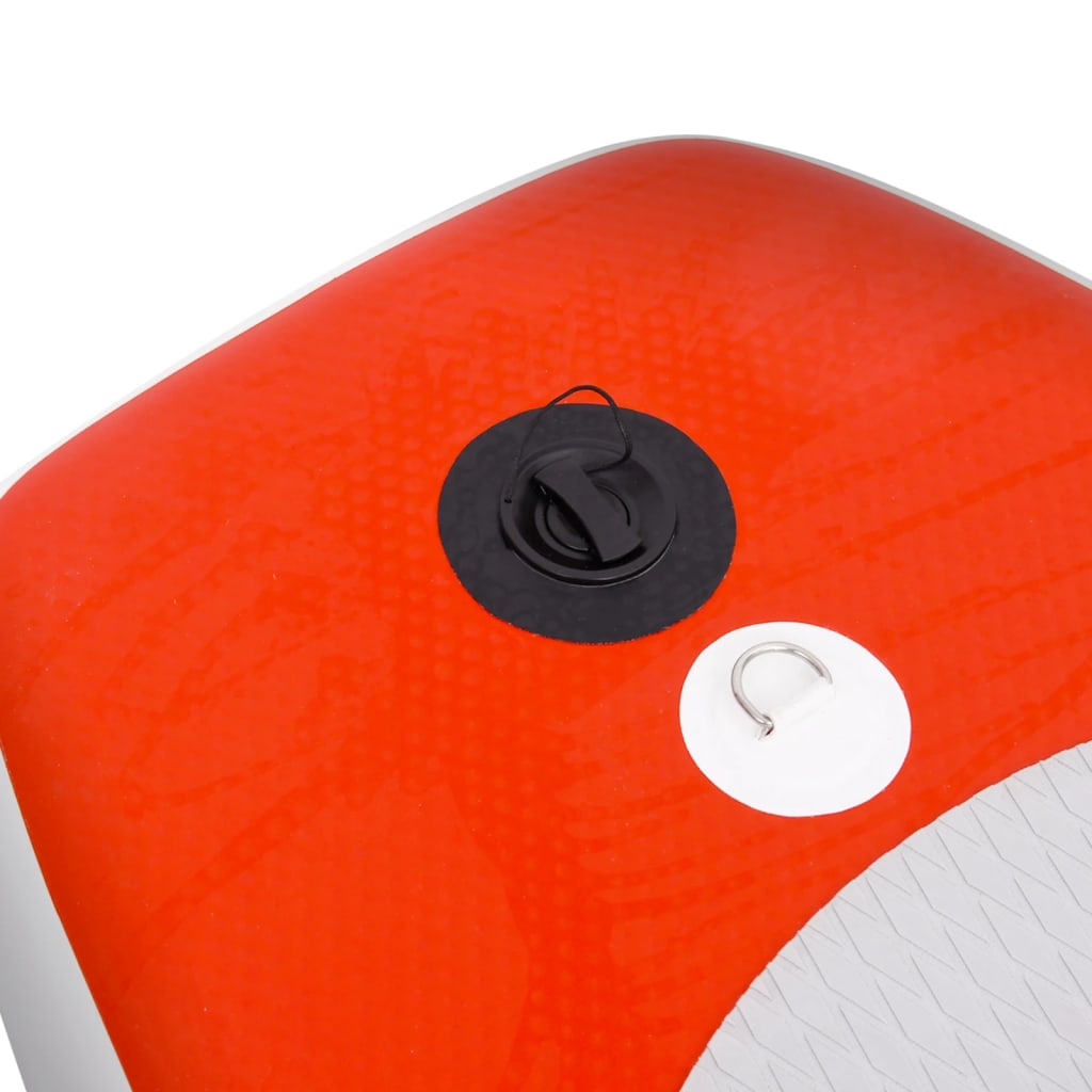 SUP board set inflatable red 330x76x10 cm
