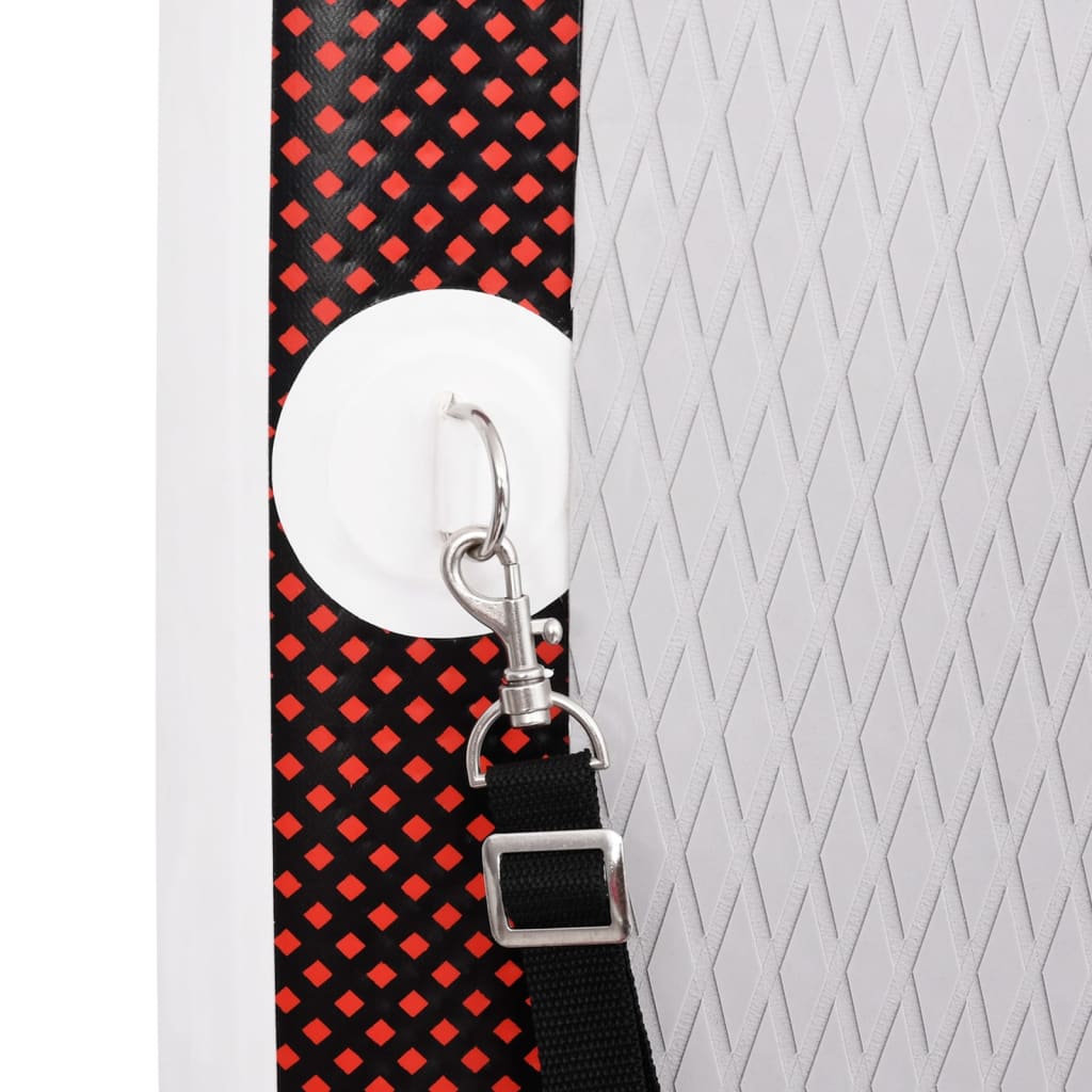SUP board set inflatable red 330x76x10 cm