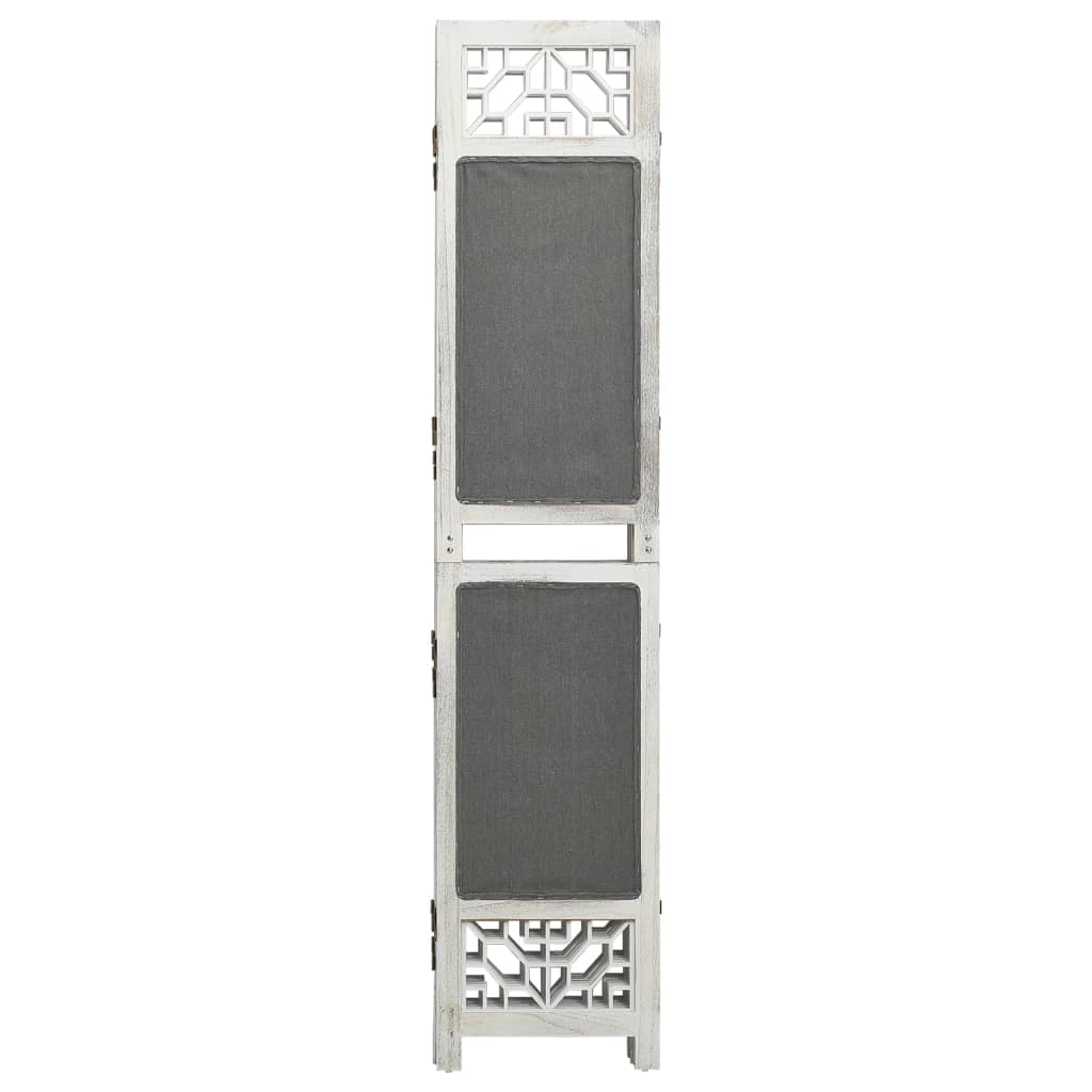 6 pcs. Room divider gray 210x165 cm fabric