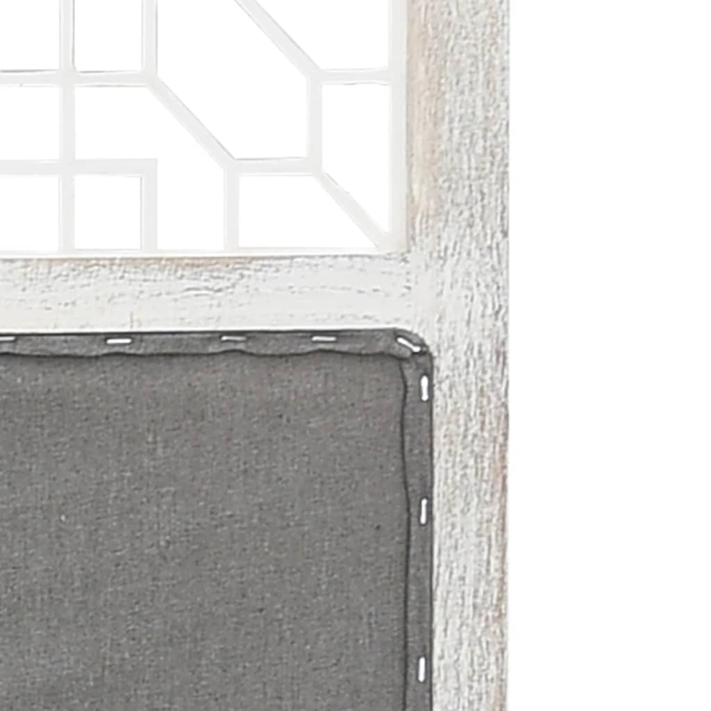 6 pcs. Room divider gray 210x165 cm fabric