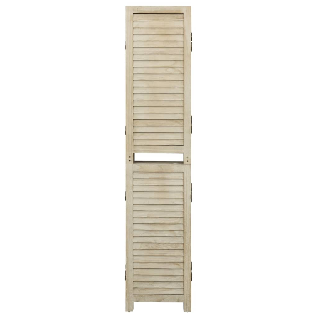 6 pcs. Room divider 210x165 cm solid paulownia wood