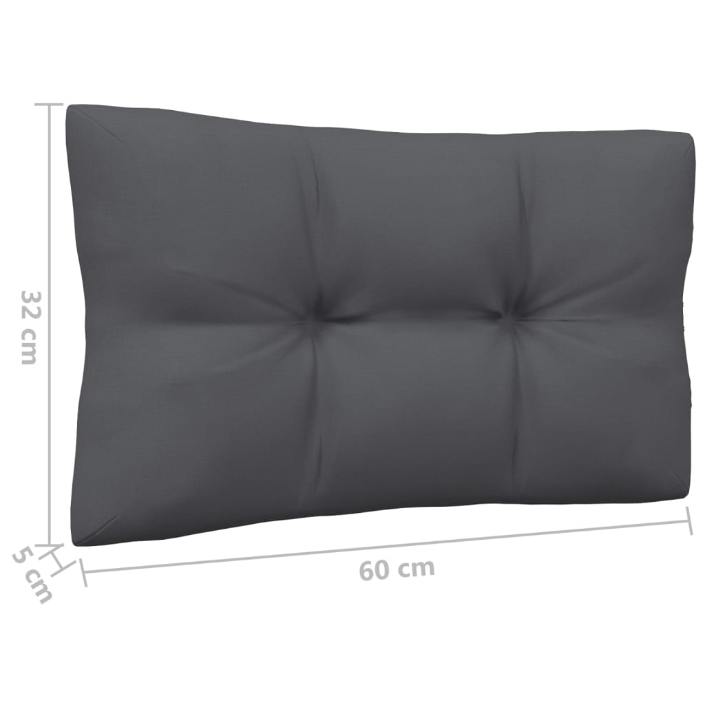 2-seater garden sofa with cushions in white solid pine wood
