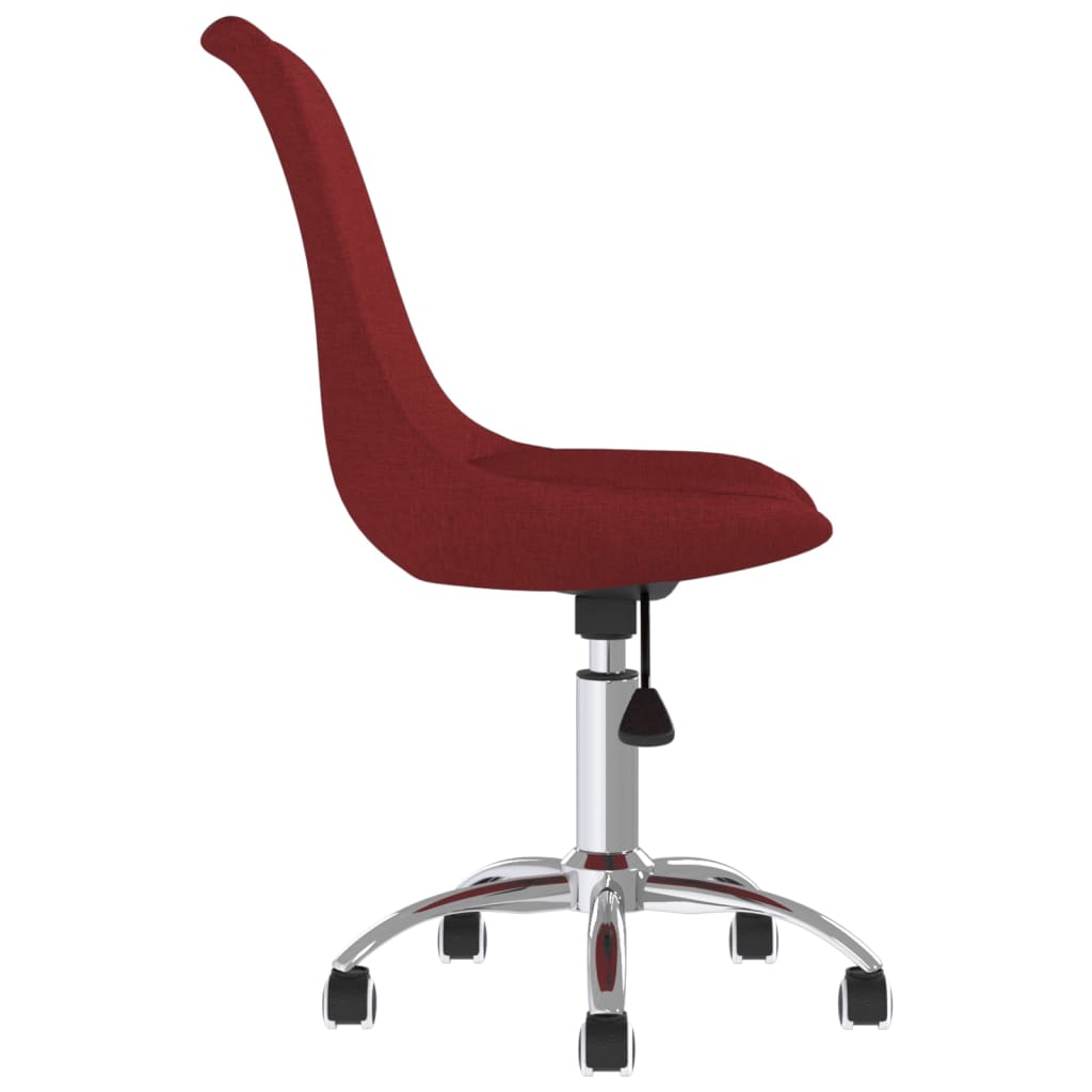 Dining room chairs 2 pieces. Swivel wine red fabric