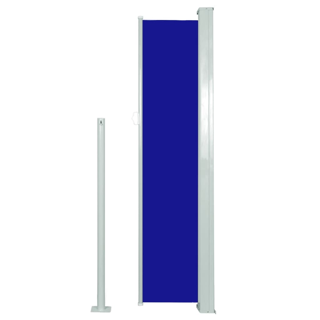 Seitenmarkise Ausziehbar 140x300 cm Blau