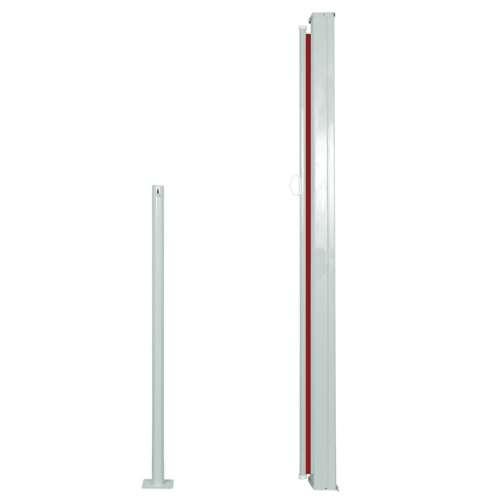 Seitenmarkise Ausziehbar 140x300 cm Rot