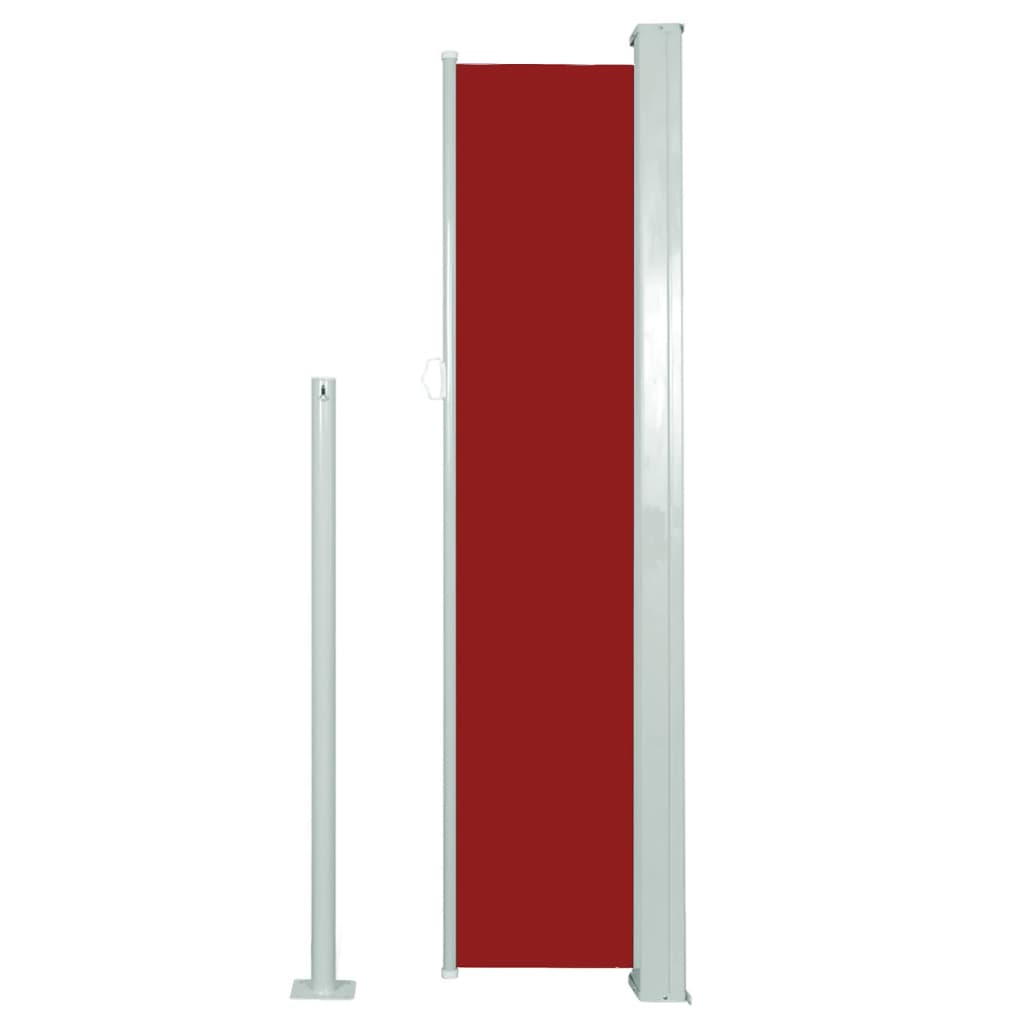 Seitenmarkise Ausziehbar 140x300 cm Rot