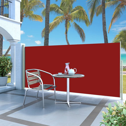 Seitenmarkise Ausziehbar 140x300 cm Rot