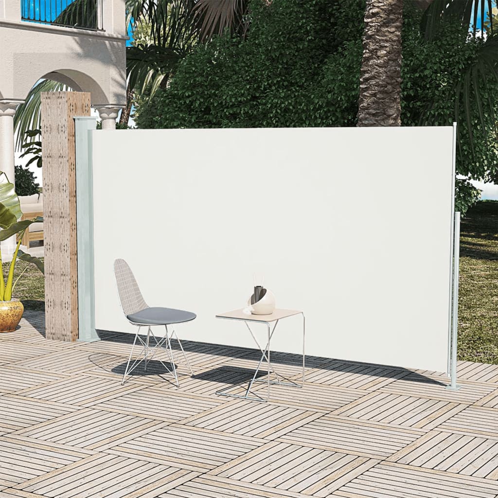 Seitenmarkise Ausziehbar 160x300 cm Creme