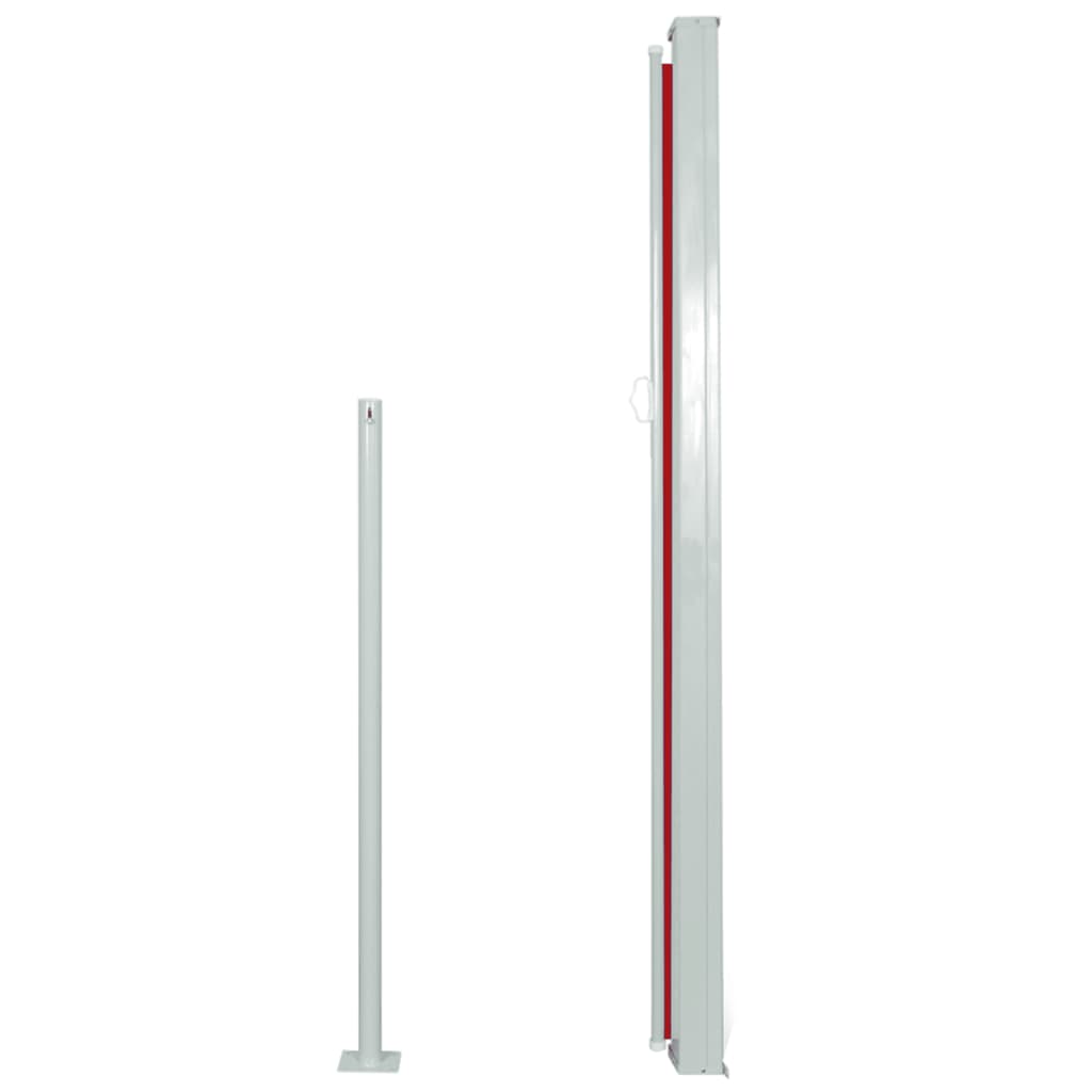 Seitenmarkise Ausziehbar 160x300 cm Rot