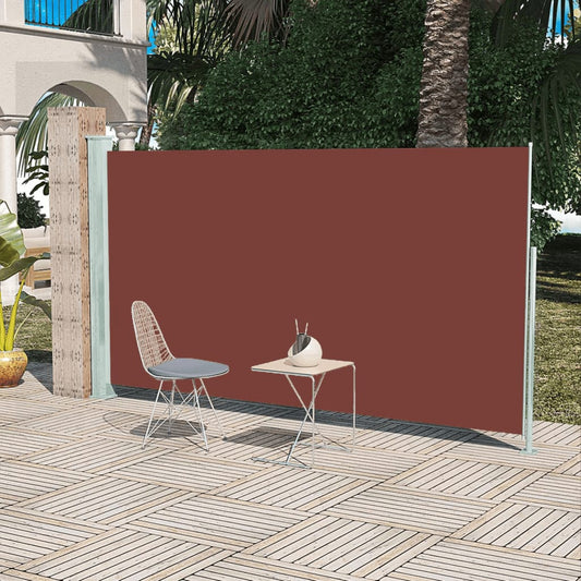 Seitenmarkise Ausziehbar 160x300 cm Braun