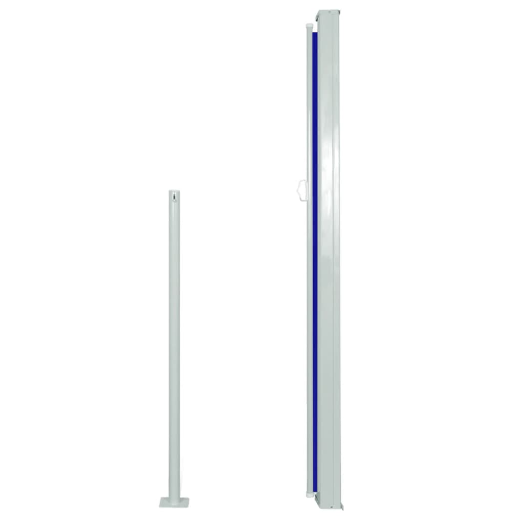 Seitenmarkise Ausziehbar 160x500 cm Blau