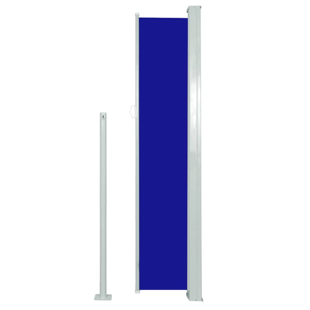 Seitenmarkise Ausziehbar 160x500 cm Blau