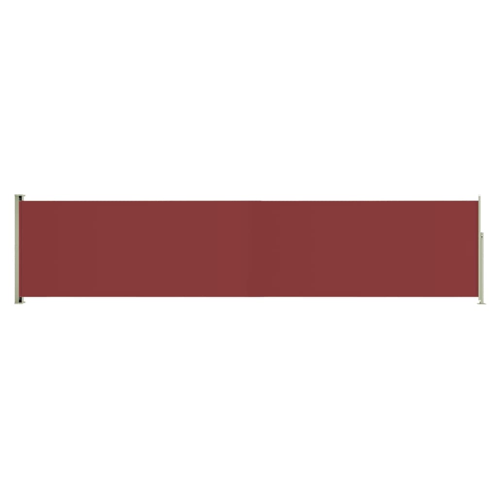 Seitenmarkise Ausziehbar 140x600 cm Rot