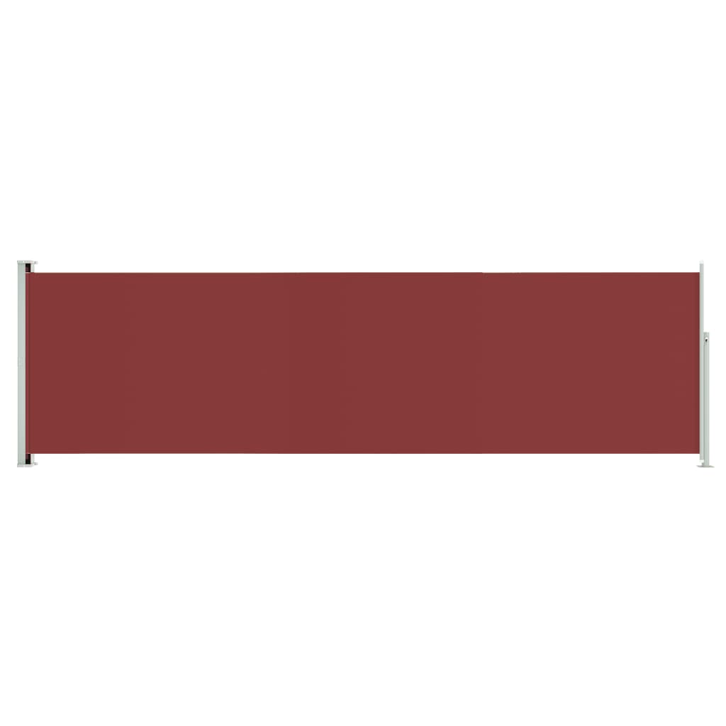 Seitenmarkise Ausziehbar 180x600 cm Rot