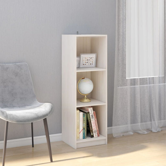 Bibliothèque/séparateur de pièce blanc 36x33x110 cm bois de pin massif