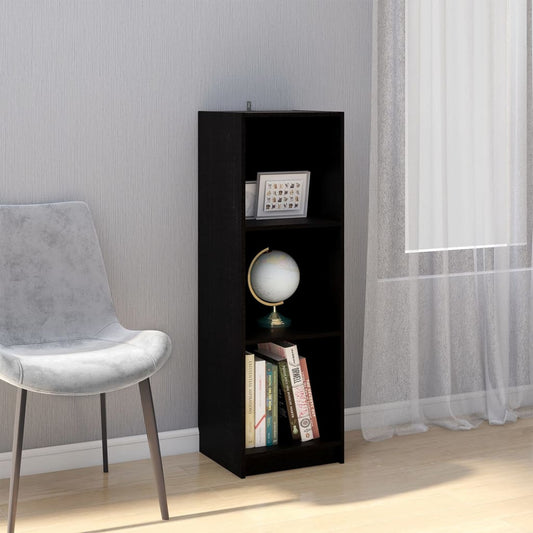 Bibliothèque/séparateur de pièce noir 36x33x110 cm bois de pin massif
