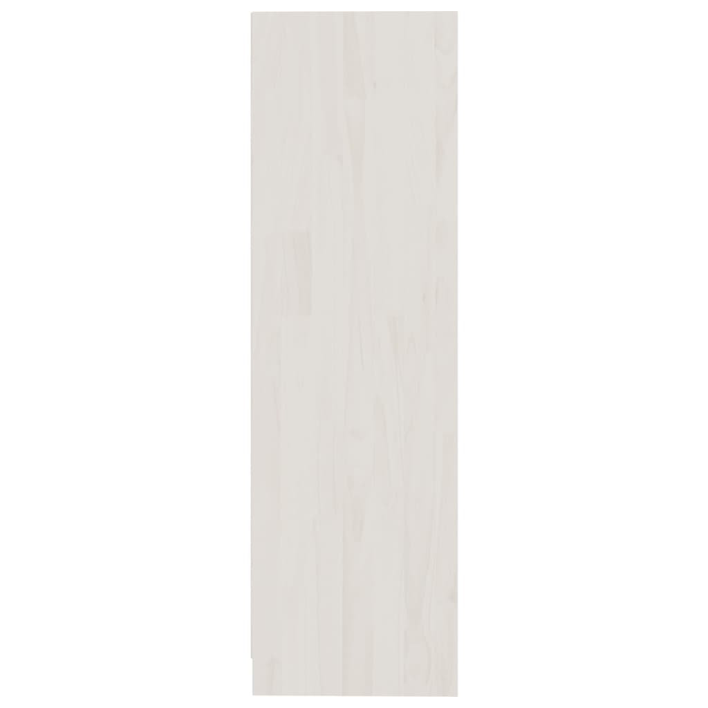Bookcase/room divider white 104x33.5x110 cm solid pine wood