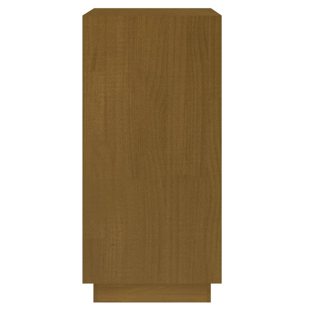 Bookcase honey brown 40x35x71 cm solid pine wood