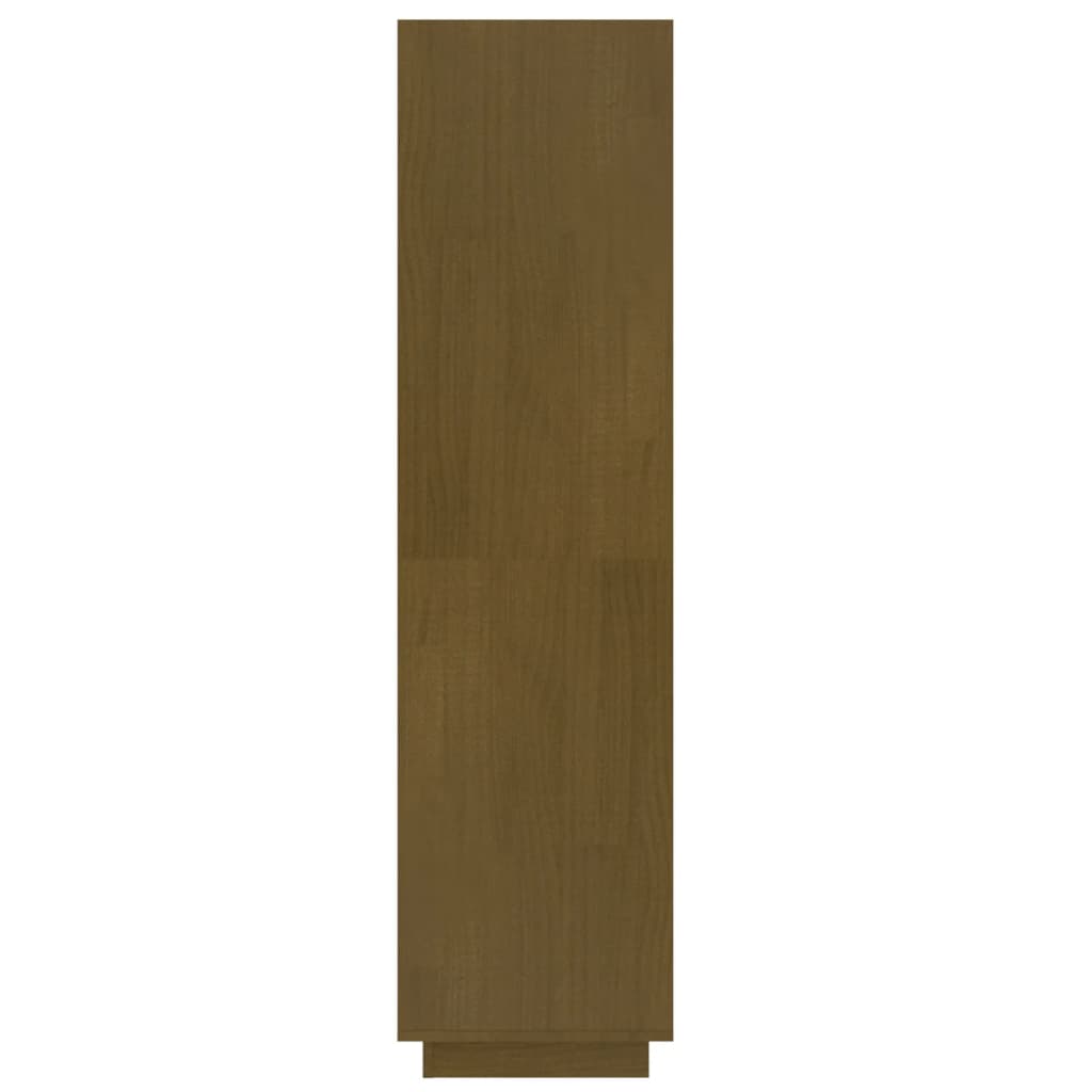 Bibliothèque/séparateur de pièce marron miel 40x35x135 bois de pin massif
