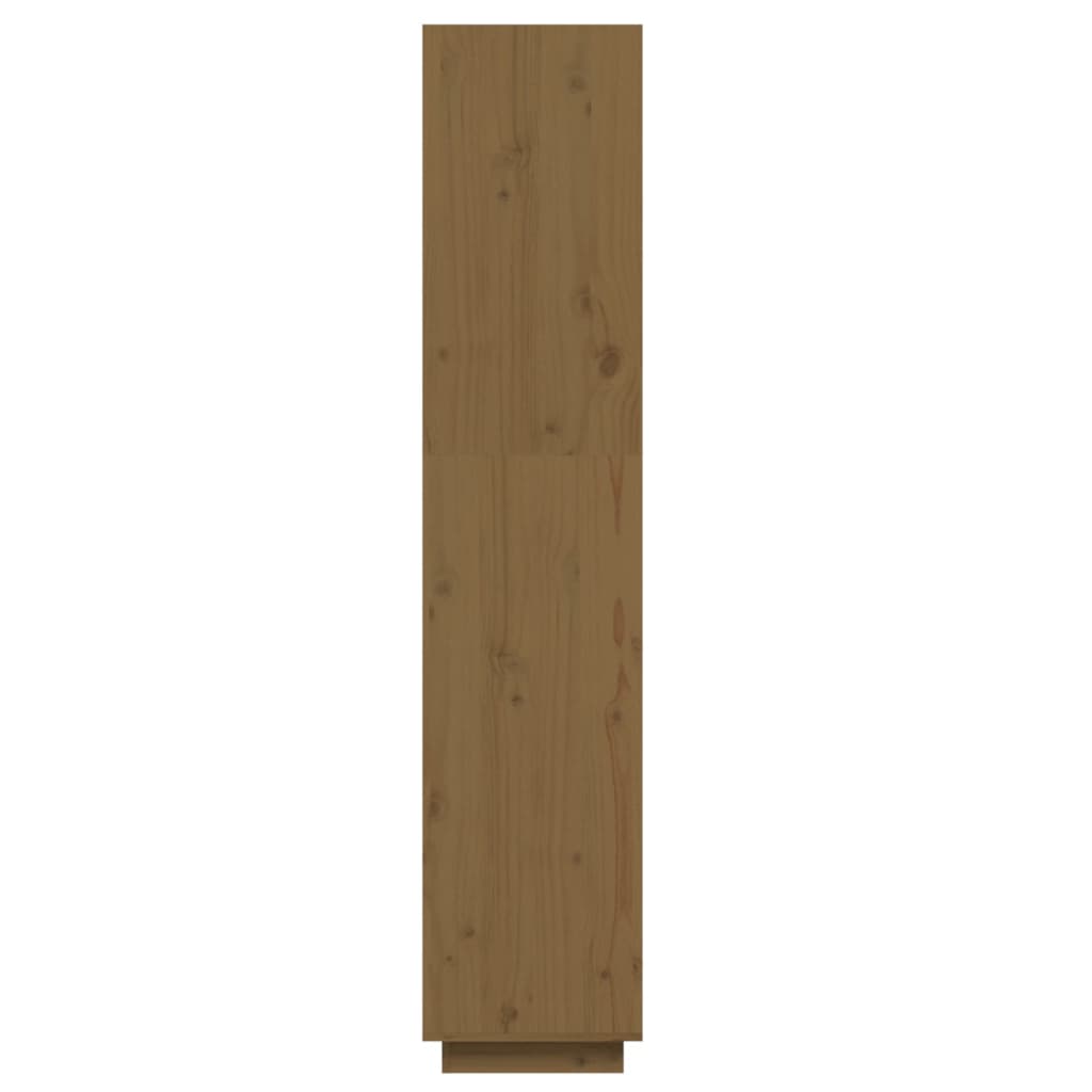 Bibliothèque/séparateur de pièce marron miel 40x35x167cm bois de pin massif