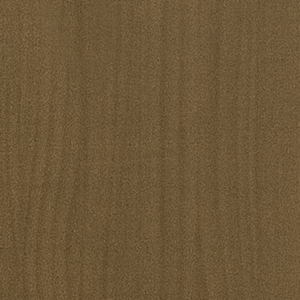Bücherregal Honigbraun 80x35x71 cm Massivholz Kiefer