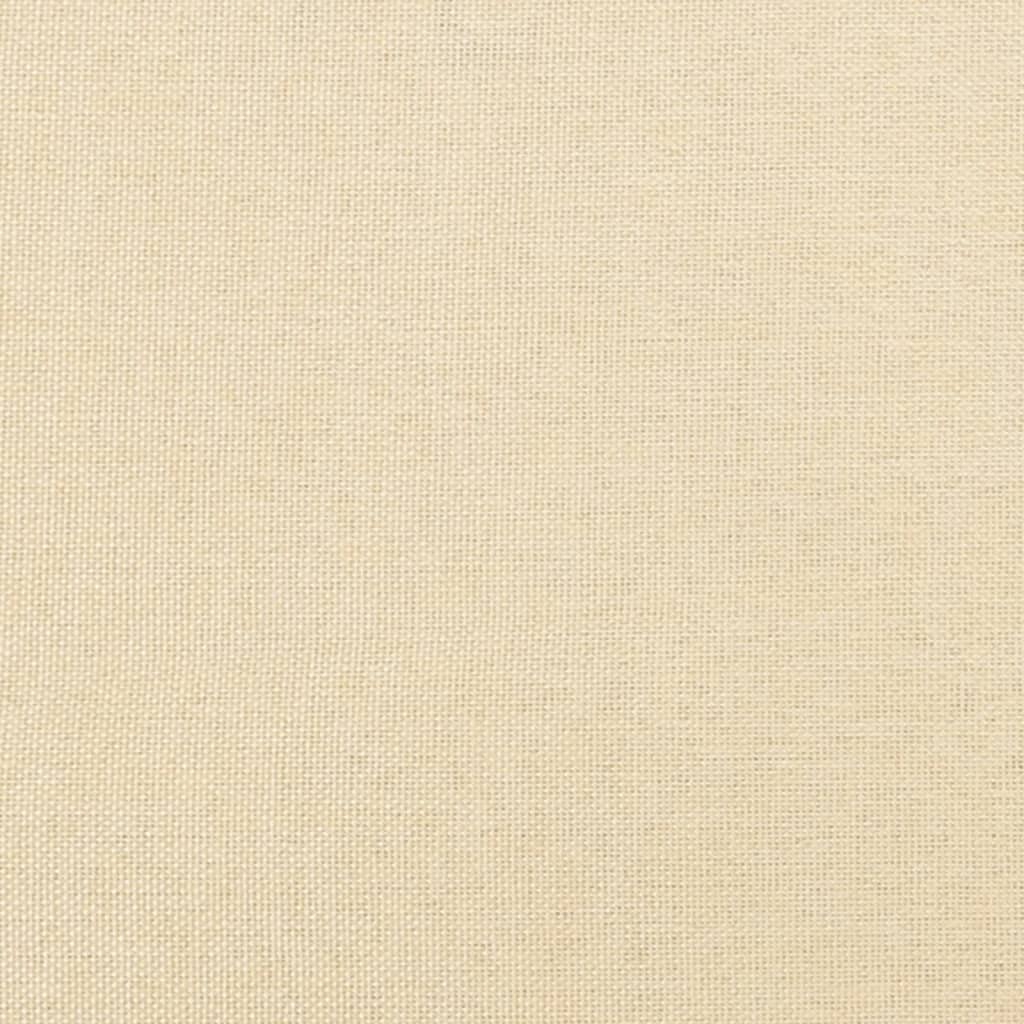 Rocking chair tissu blanc crème