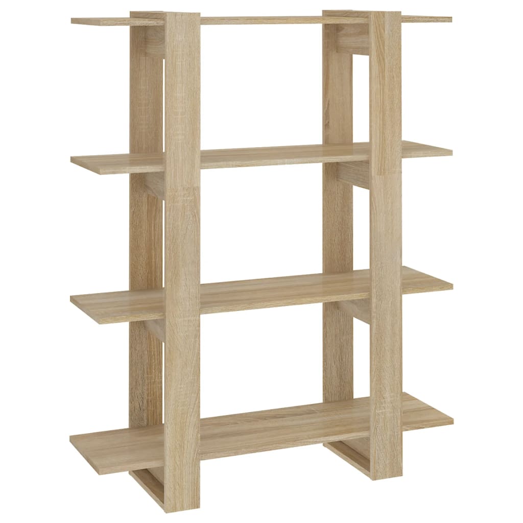 Bibliothèque/séparateur de pièce Chêne Sonoma 100x30x123,5 cm