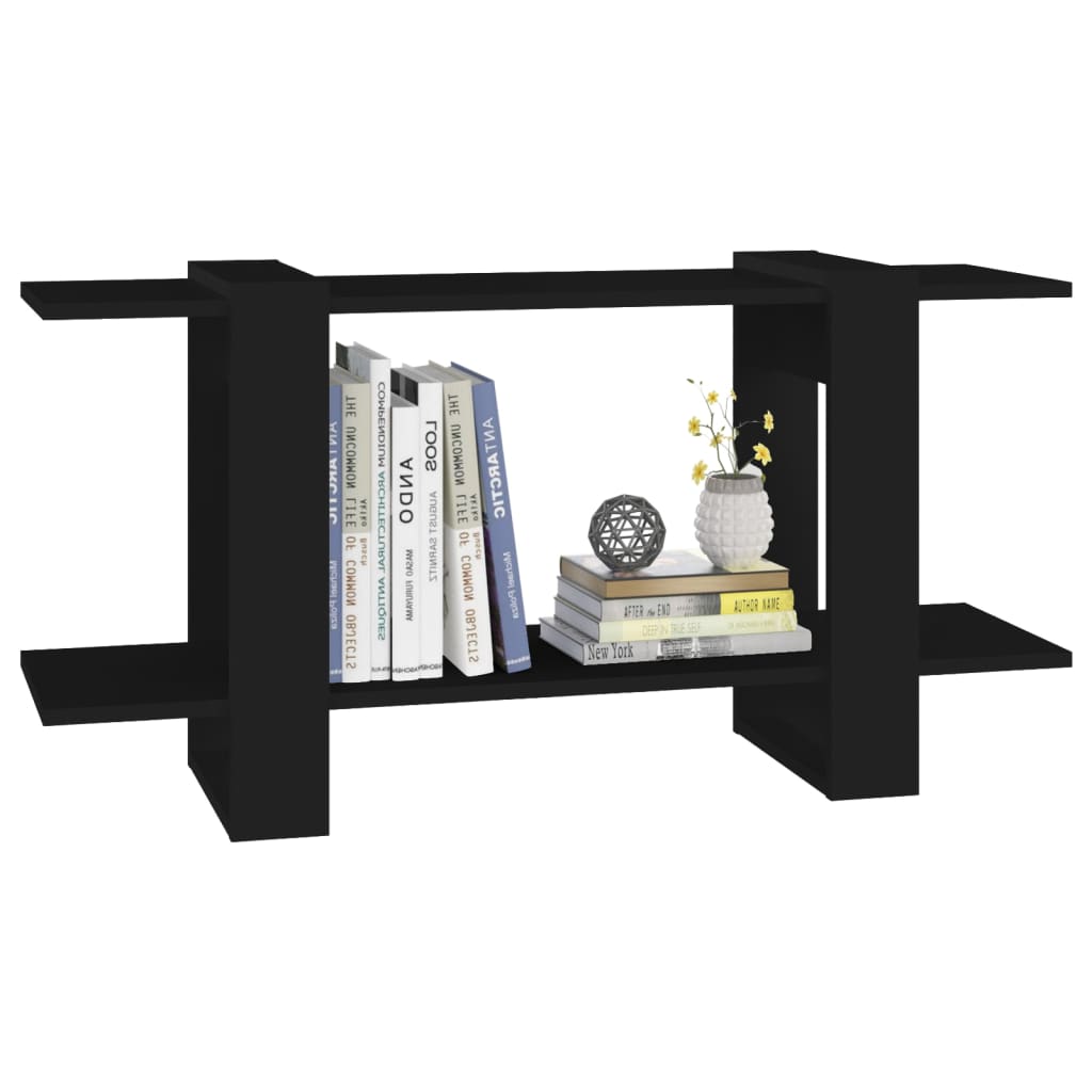 Bookcase black 100x30x51 cm wood material