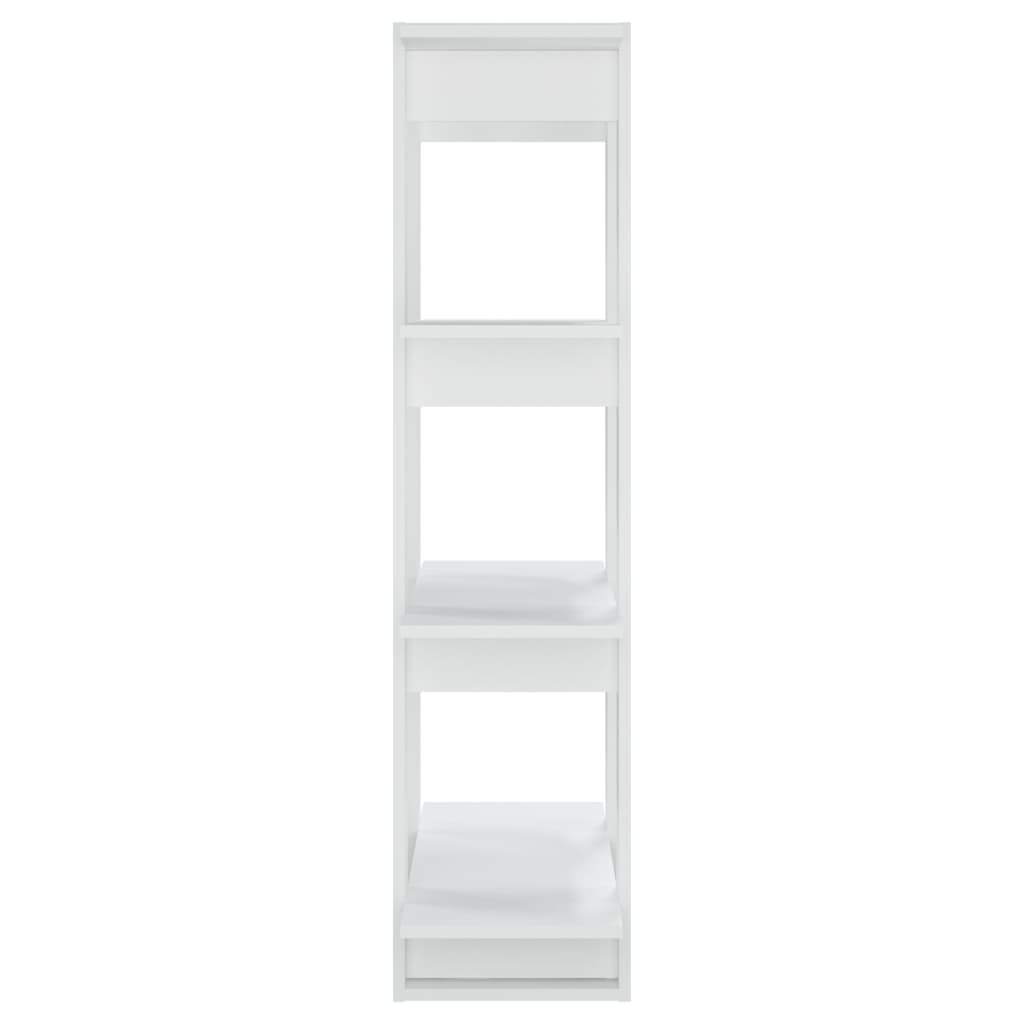 Bookcase/room divider white 80x30x123.5 cm