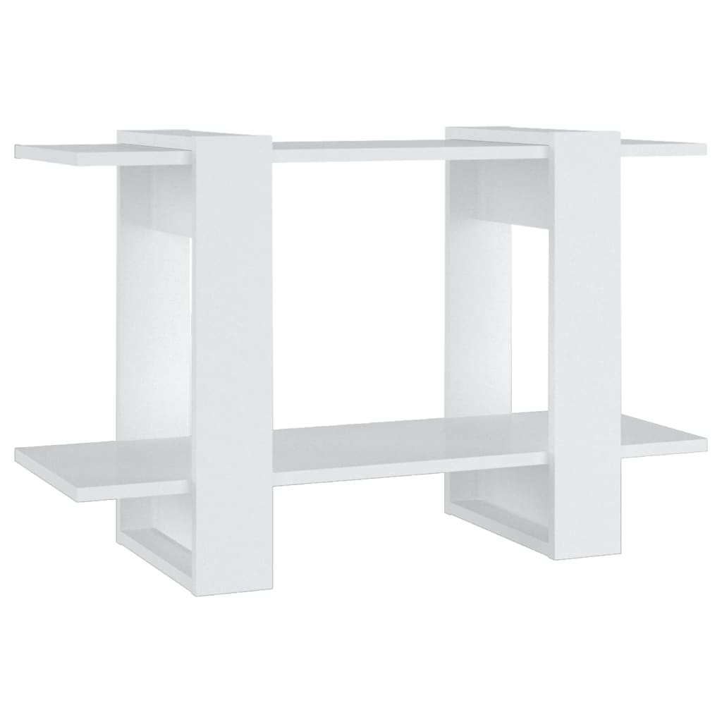 Bookcase/room divider white 80x30x51 cm