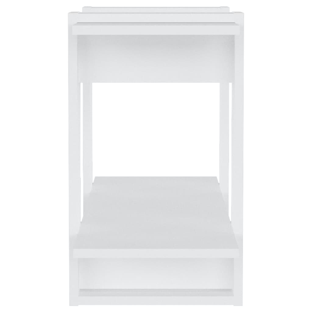 Bookcase/room divider white 80x30x51 cm