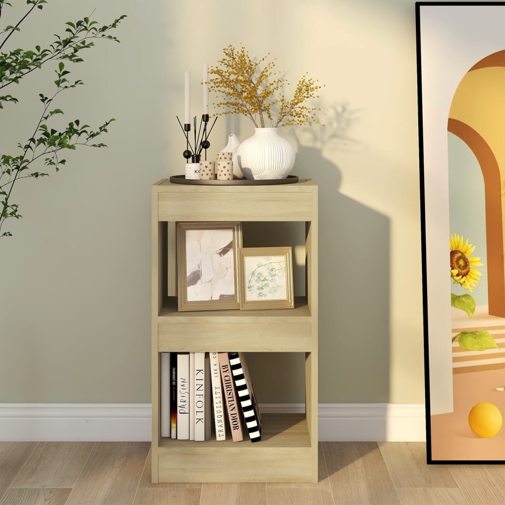 Bookcase/room divider Sonoma oak 40×30×72 cm