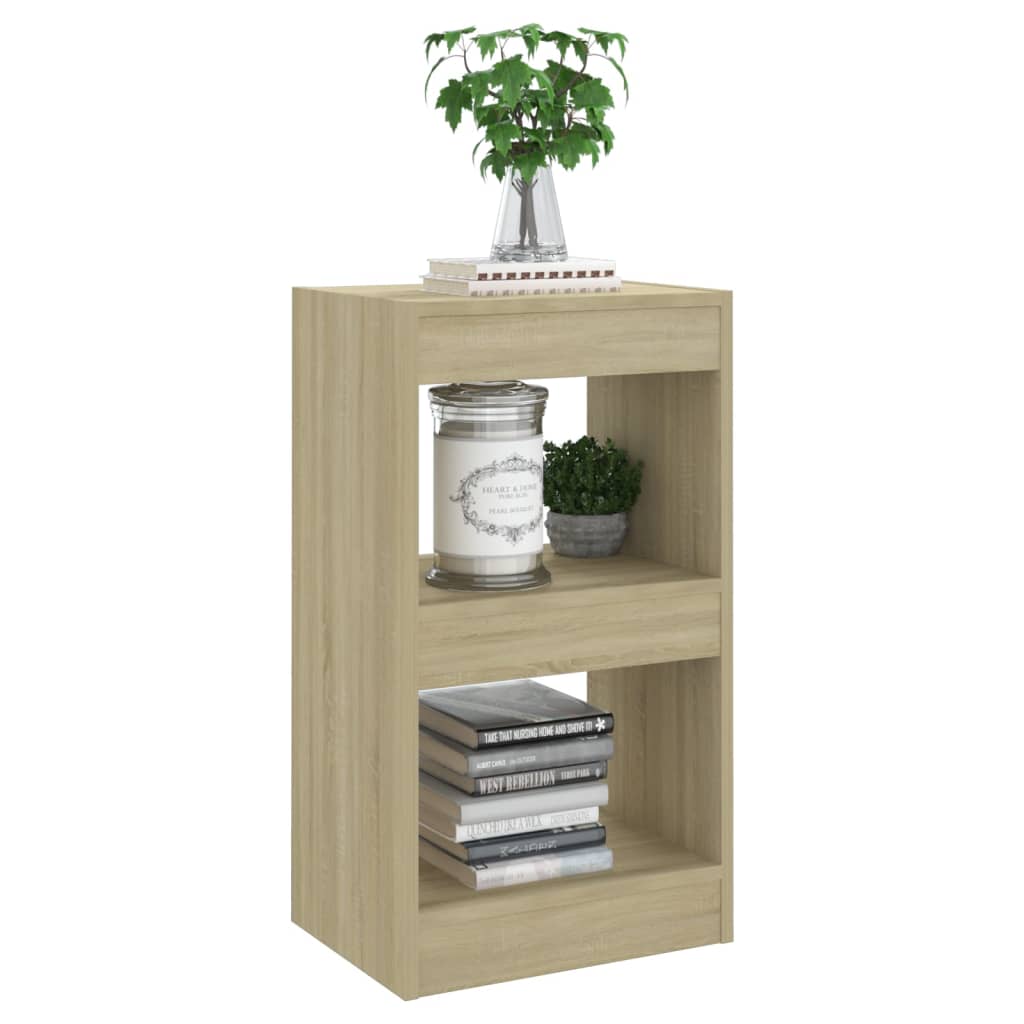 Bookcase/room divider Sonoma oak 40×30×72 cm