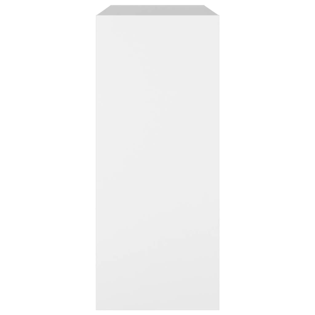 Bookcase/room divider white 80x30x72 cm