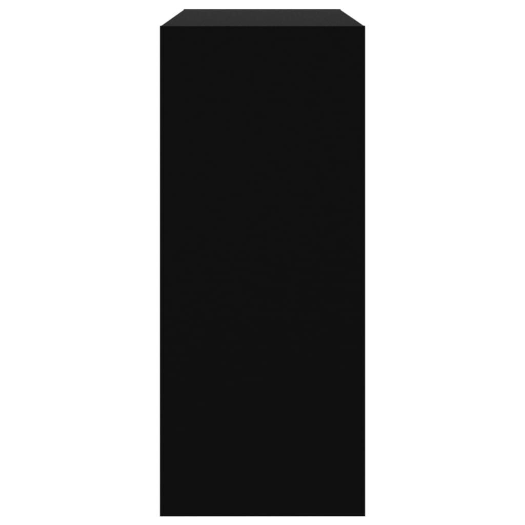 Bookcase/room divider black 80x30x72 cm