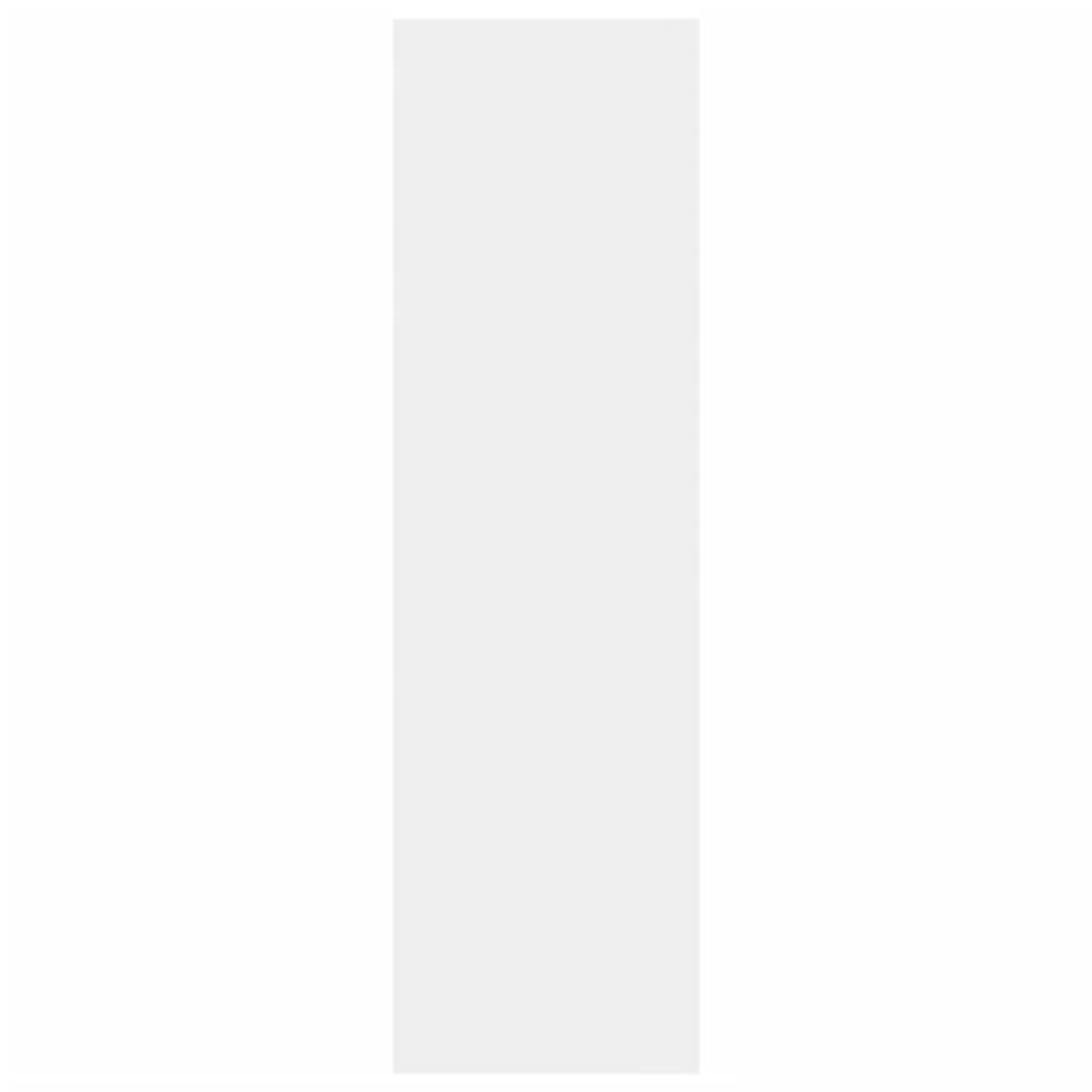 Bookcase/room divider white 80x30x103 cm wood material