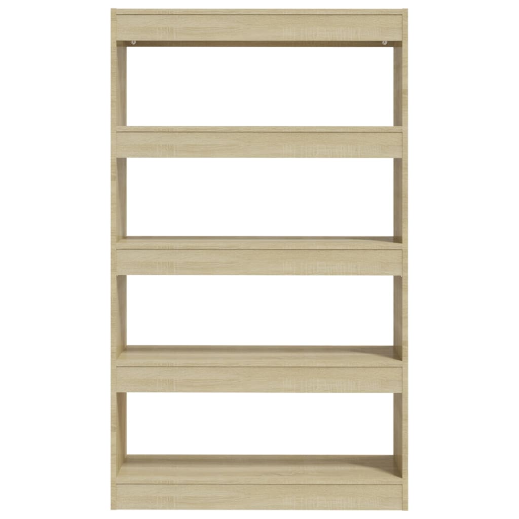 Bibliothèque/séparateur de pièce Chêne Sonoma 80x30x135 cm matériau bois