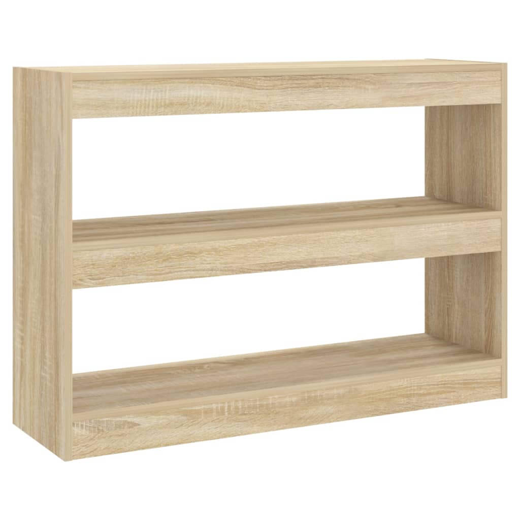 Bibliothèque/séparateur de pièce Chêne Sonoma 100x30x72 cm