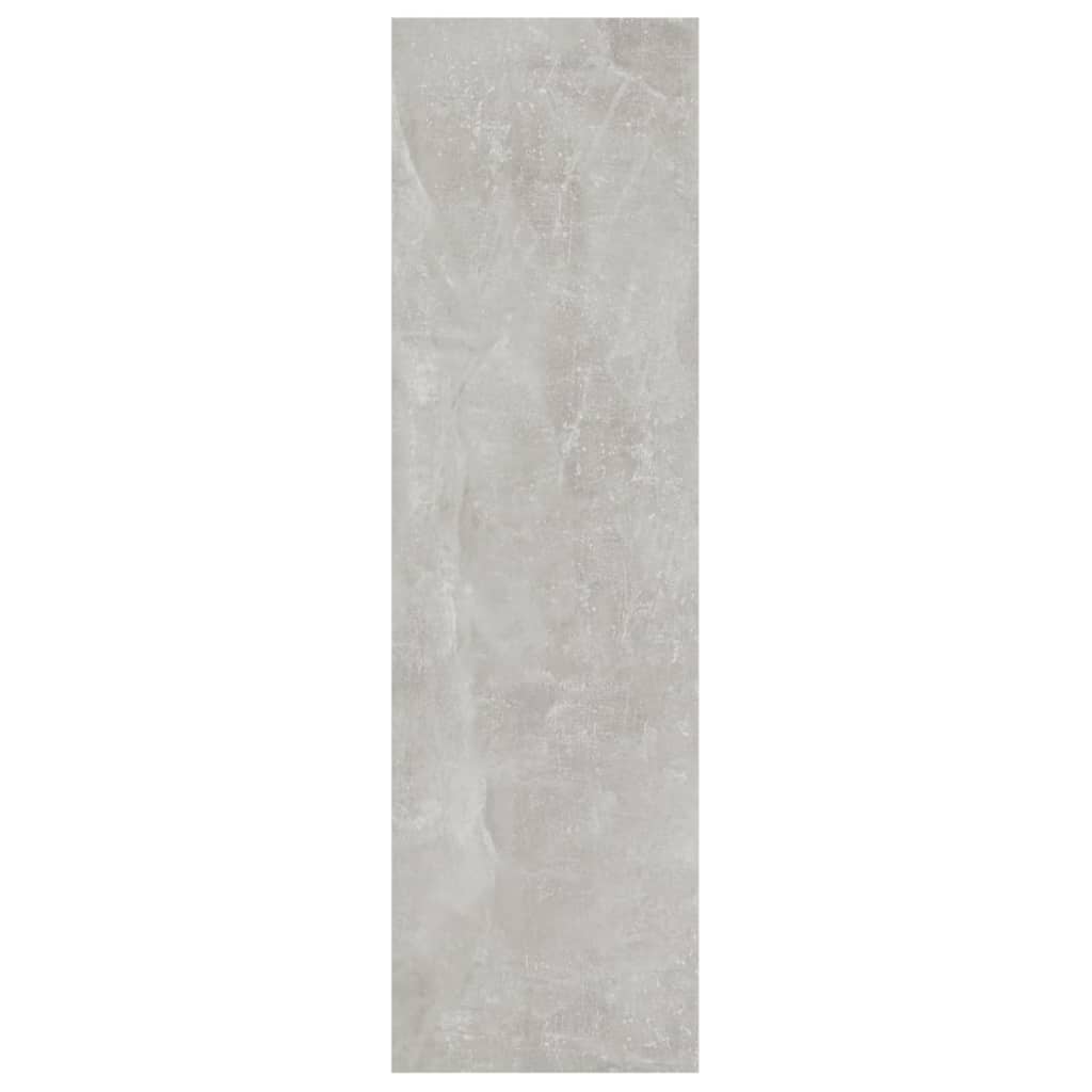 Bibliothèque/séparateur de pièce gris béton 100x30x103 cm