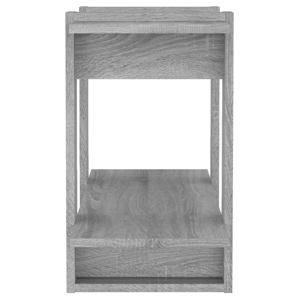 Bibliothèque/séparateur de pièce gris Sonoma 80x30x51 cm