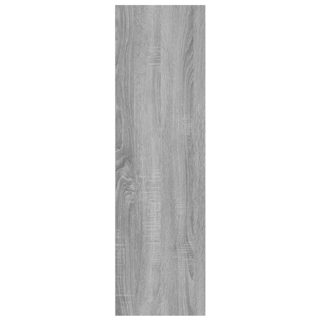 Bibliothèque/séparateur de pièce Gris Sonoma 100×30×103 cm