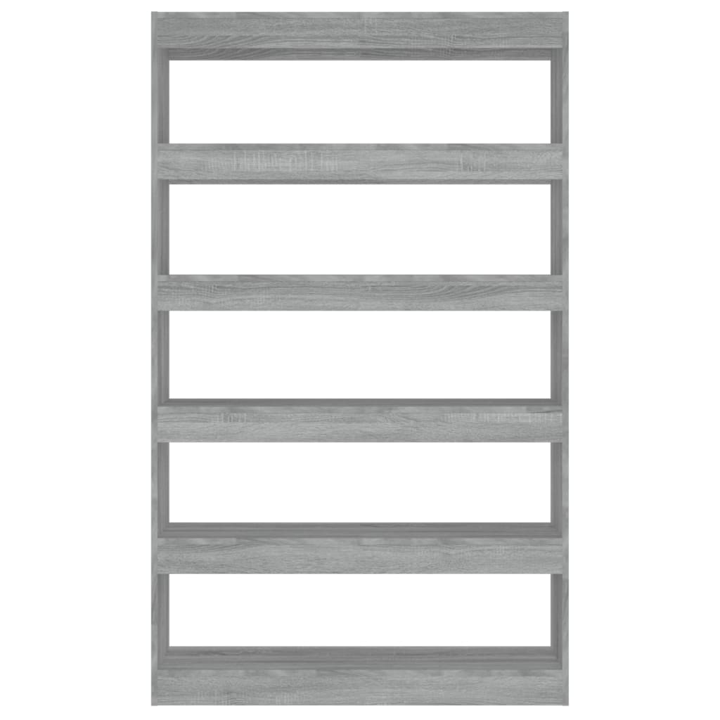 Bibliothèque/séparateur de pièce gris Sonoma 100x30x166 cm