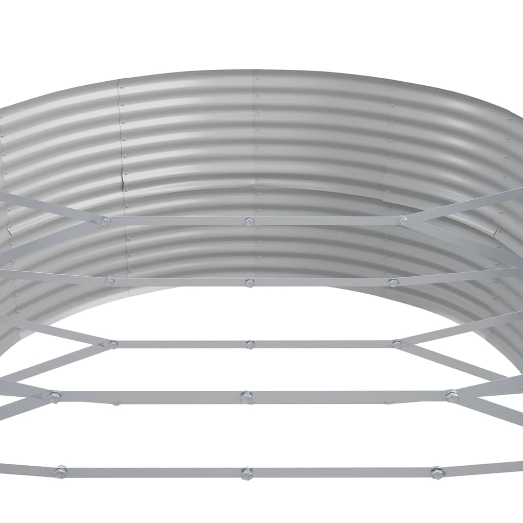 Hochbeet Verzinkter Stahl 544x100x36 cm Anthrazit