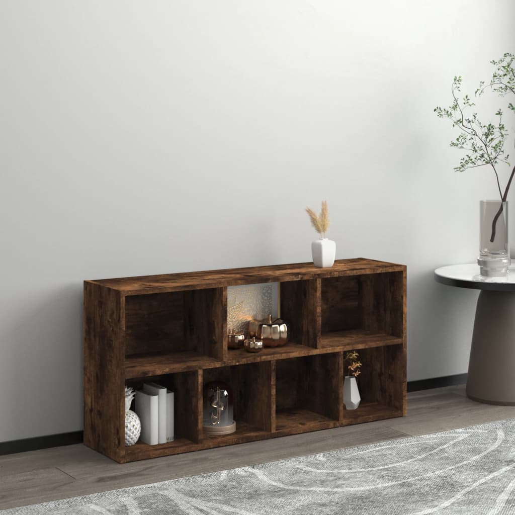 Bibliothèque chêne fumé 50x25x106 cm