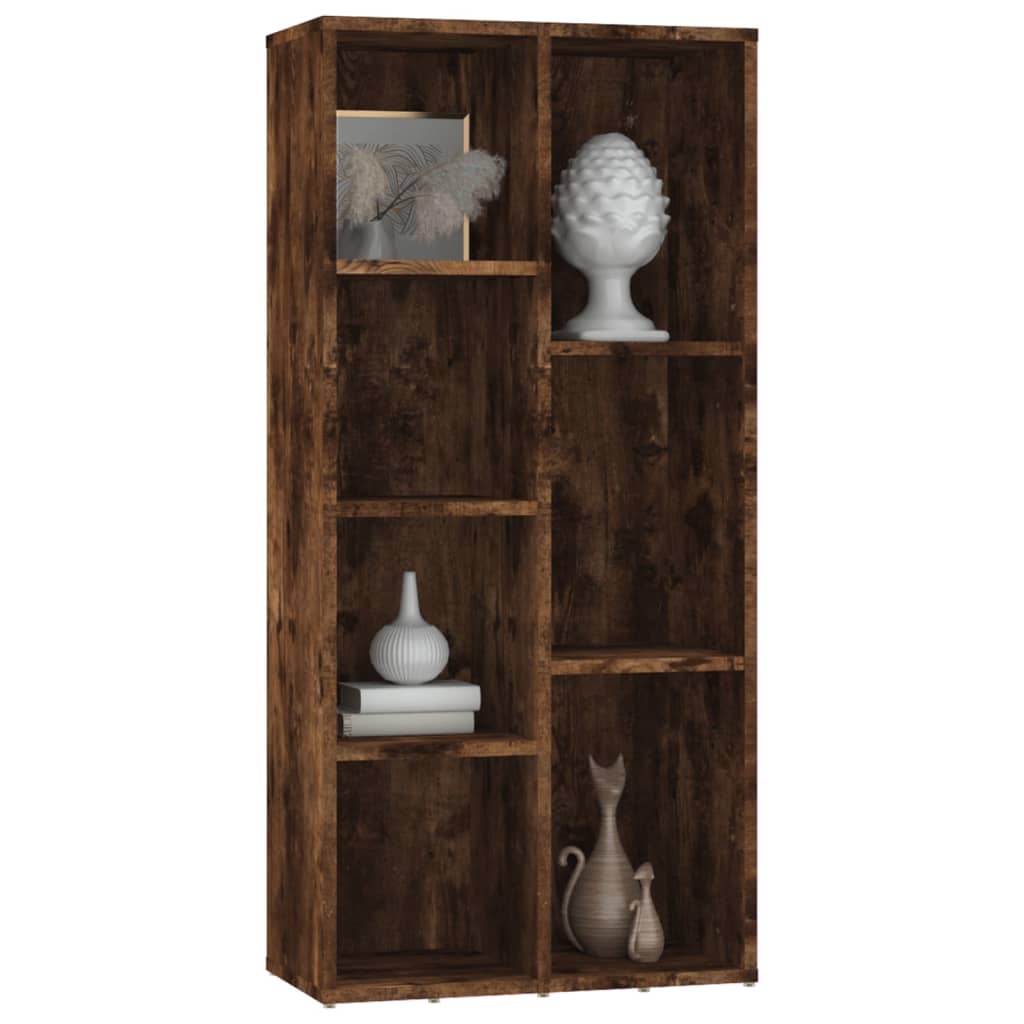 Bibliothèque chêne fumé 50x25x106 cm