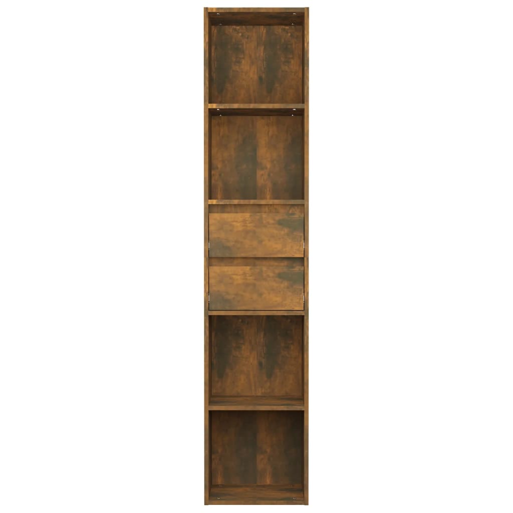 Bookcase smoked oak 36x30x171 cm wood material