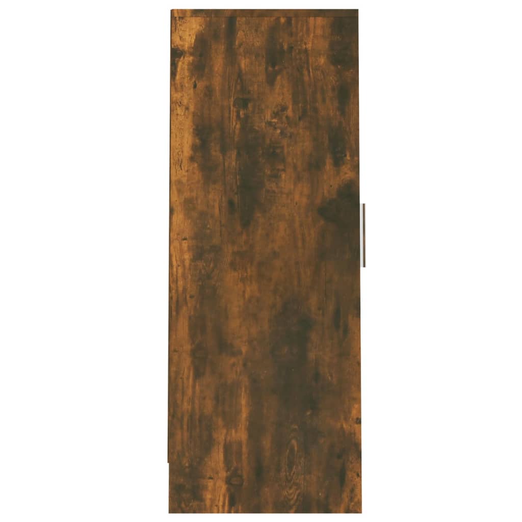 Shoe rack smoked oak 32x35x92 cm made of wood