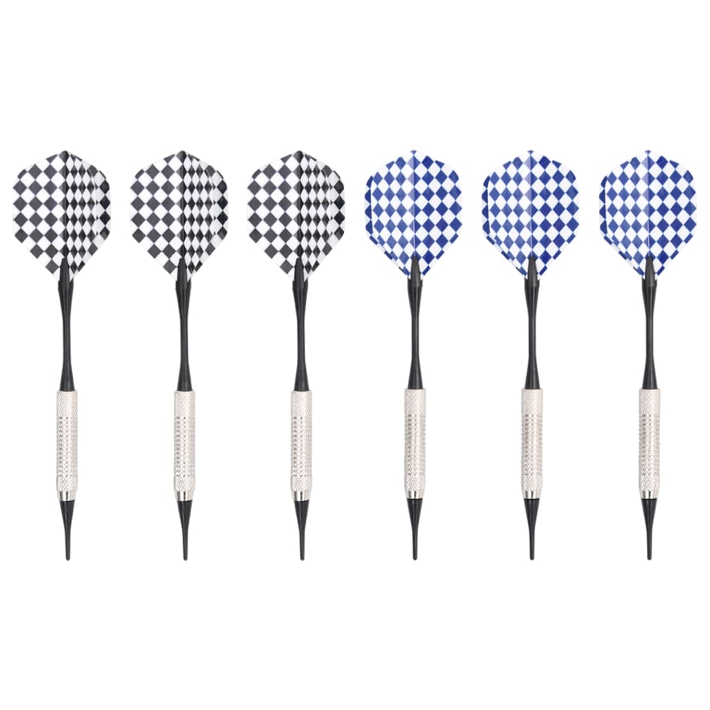 Electric dartboard with darts black polypropylene