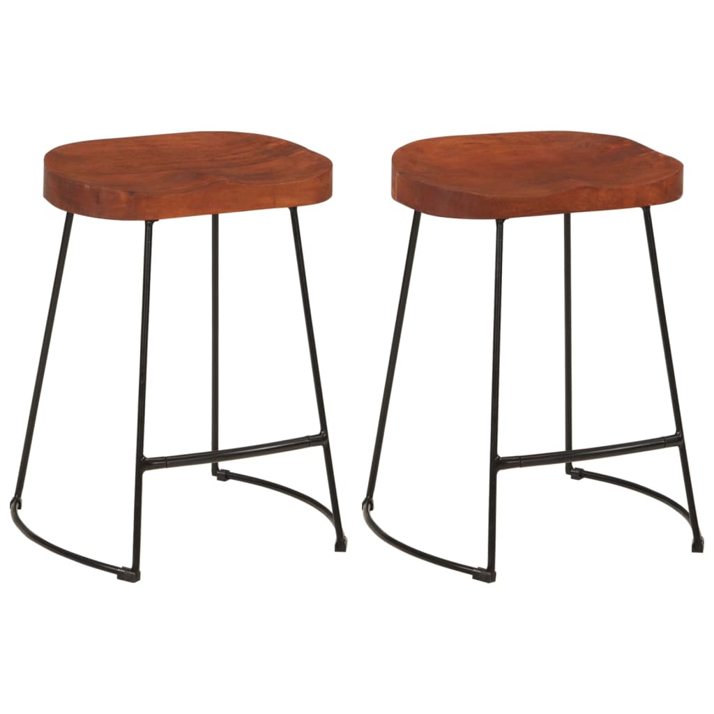 Gavin bar stools 2 pcs. 45x38x53 cm solid mango wood