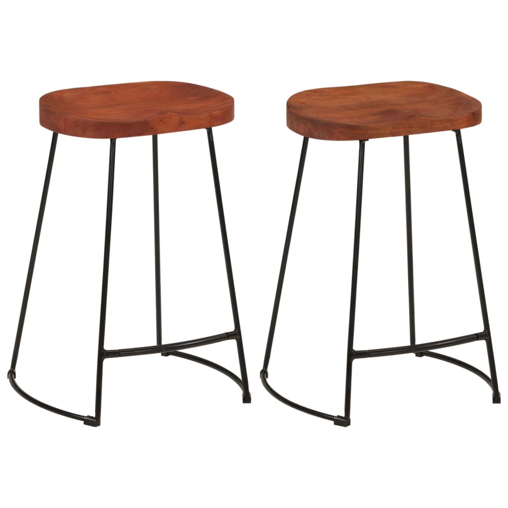 Gavin bar stools 2 pcs. 45x40x63 cm solid mango wood